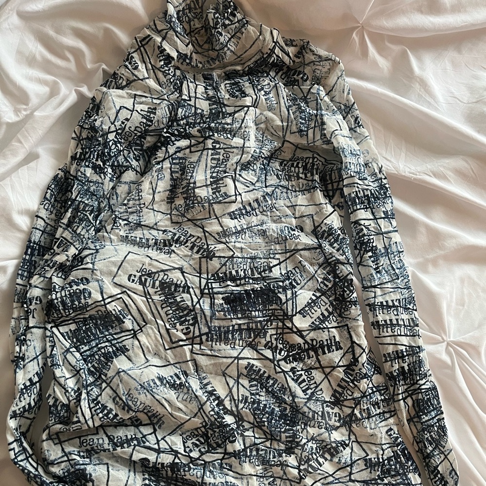 Jean Paul gaultier 80’s mesh long sleeve top